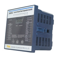 Contrôleur de compensation de puissance réactive automatique JKW5C, panneau de correction du facteur de puissance triphasé, montage en panneau, AC 380V 220V LED