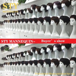 Cabeza de maniquí para pestañas, busto de maniquí para sombreros, exhibición de <span class=keywords><strong>maniquíes</strong></span> de terciopelo - Product Image 5