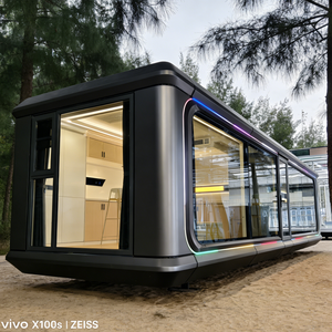 Capsule spatiale S70 avec grande fenêtre en verre, design minimaliste pour sites <span class=keywords><strong>de</strong></span> glamping <span class=keywords><strong>de</strong></span> luxe et développement <span class=keywords><strong>de</strong></span> stations balnéaires pittoresques - Product Image 3