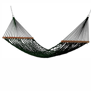 Robuste Double Hamacs Suspendus Poly-coton Corde <span class=keywords><strong>Hamac</strong></span> pour la Plage Extérieure de Camping - Product Image 6