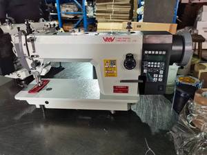 Máquina de coser industrial VMA de doble arrastre (arriba y abajo) con puntada recta, totalmente automática y computarizada, con pie de arrastre. - Product Image 2
