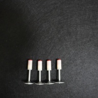 Clous de plafond miniatures silencieux et sans pollution pour la construction, en acier de qualité industrielle, revêtement en flocons de zinc, tige lisse, type 1/4 po