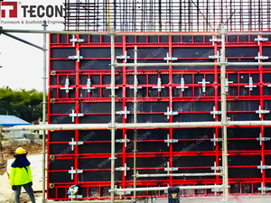 TECON cassaforma a colonna regolabile con struttura modulare in acciaio resistente con compensato per lastra di cemento - Product Image 4