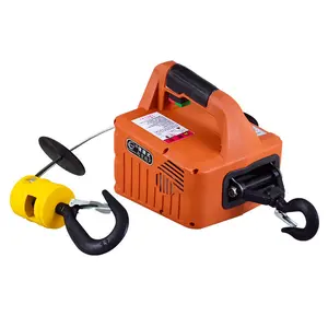 220V casa Remoto Portátil de control de tracción de elevación mini polipasto de cable eléctrico