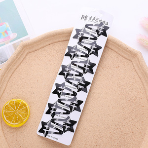 ปิ่นปักผมรูปดาวห้าแฉกสไตล์เกาหลีใหม่คลิปหนีบผมลายหัวใจแบบกลวง - Product Image 6