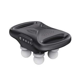 Pistolet de massage puissant à 4 têtes, rechargeable, pour soulager les muscles profonds du dos et des jambes, avec moteur sans balais et 12 niveaux de vitesse - Product Image 3