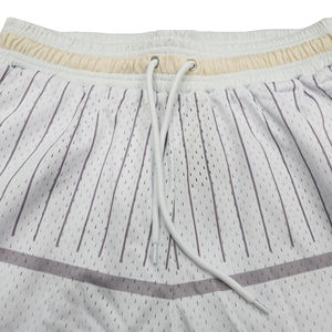 Celana Pendek Streetwear Vintage Pria Custom Tackle Printing Retro Wanita Polos Double Mesh Celana Basket Produsen - Product Image 2