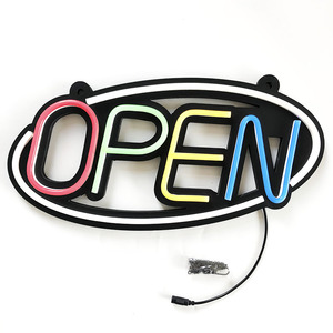 Enseignes LED lumineuses pour entreprises avec installation suspendue pour vitrines, hôtels, magasins, bars - Product Image 3