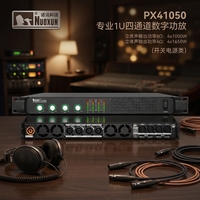 Amplificateur de puissance professionnel à double canal 1000 W, amplificateur de puissance numérique de classe D haute puissance avec surveillance de la température