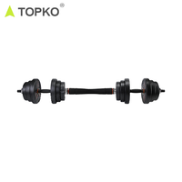 Ensemble d'haltères réglables TOPKO, haltères de musculation pour la maison et l'entraînement physique