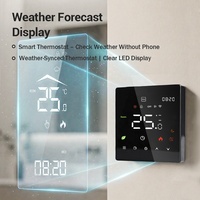 Thermostat intelligent WiFi pour la maison, contrôleur de température pour chaudière à eau/gaz et chauffage électrique, compatible avec Alexa/Google Home