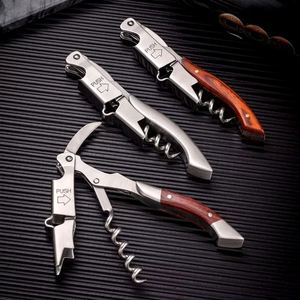Exquisite Personalized Wine Opener Kit with Wooden Handle, Appropriate for Various Events - Product Image 5
