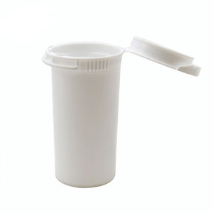 Vente en gros OEM – Flacons compressibles en plastique PP de qualité alimentaire, anti-ouverture par les enfants, à couvercle pop-top, étanches aux odeurs, pour fleurs séchées et herbes - Product Image 1