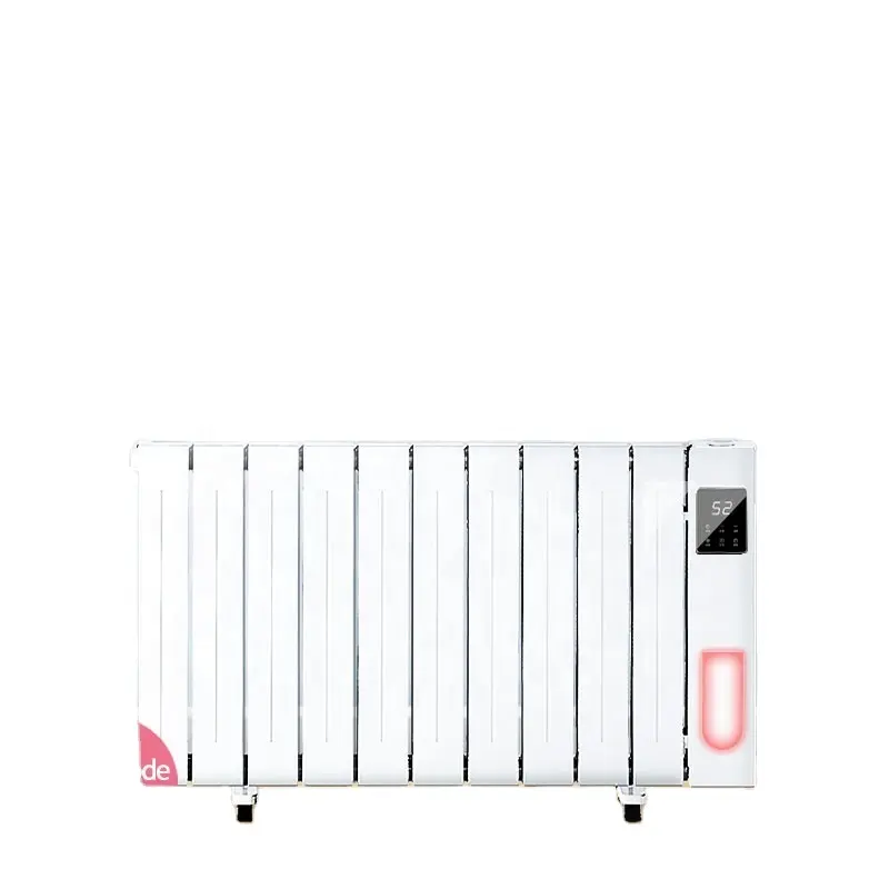 El mejor calentador eléctrico de espacio para electrodomésticos, 2100W, precio al por mayor, pantalla electrónica montada en la pared portátil de Reino Unido
