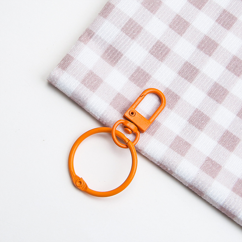 Loquet de porte orange, clip de 3 cm