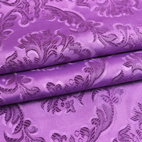 Tela Jacquard de Satén Popular China con Estampado Floral para Pijamas, Blusas, Prendas de Vestir, Vestidos, Tela Jacquard Elástica