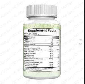 Offres Spéciales OEM COQ10 Softgels pour la santé cardiaque et la production d'énergie <span class=keywords><strong>Coenzyme</strong></span> Q10 Vitamines et suppléments - Product Image 2