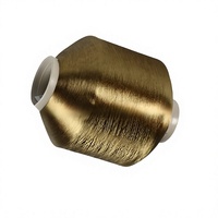 Fil chenille teint en polyester Dacron FDY 75D pour tissage textile, filament long torsadé, non élastique, chaîne et trame - Vente directe usine