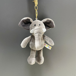 Vente en gros de porte-clés animaux en peluche porte-clés animaux de la jungle en peluche éléphant lion panda zoo pendentif porte-clés animaux en peluche - Product Image 4