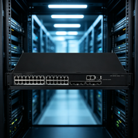 Commutateur réseau PoE+ géré H3C de couche 3 avec 28 ports Ethernet Gigabit, budget de 370 W et 8 ports SFP+ 10G en uplink