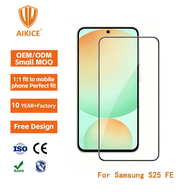 9H Hardness HD Clear Anti-Static Shatter-Resistant Tempered Glass Screen Protector for Samsung S25 FE