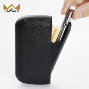 KY mode 20 pièces Cigarettes en cuir hommes poche Usb charge briquet Vintage étui à cigarettes personnalisé - Product Image 1