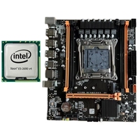 Nouvelle carte mère d'ordinateur de bureau LGA2011-3 X99-H, prend en charge les processeurs E5-2650V3/2680V3/2690V3/2690V4, kit DDR4 128 Go SATA