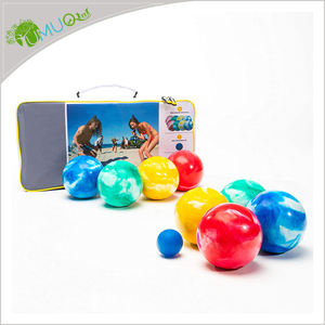 Yeuuq — <span class=keywords><strong>jeu</strong></span> <span class=keywords><strong>de</strong></span> Boules douces en PVC, Pack <span class=keywords><strong>de</strong></span> 8 Boules <span class=keywords><strong>de</strong></span> banquettes <span class=keywords><strong>de</strong></span> 90MM, pour les jeux d'extérieur, la pelouse, le jardin, la cour et la <span class=keywords><strong>plage</strong></span> - Product Image 6