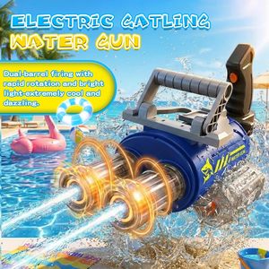 Pistola de Agua Eléctrica <span class=keywords><strong>Gatling</strong></span> de Doble Cañón con Control por Voz Inteligente AI, Tecnología de Vanguardia, Disparo Rápido, Alta Presión y Pulso Giratorio - Product Image 2