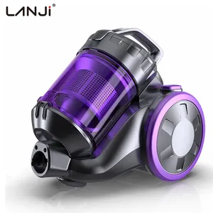 LANJI Vacuum Cleaner OEM Wholesale Super Suction Corded Bagless Cyclone Canister Vacuum Cleaner For Hard Floor Carpet