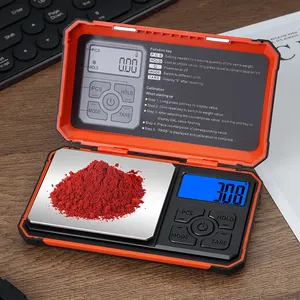 Nouveau design or électronique précision numérique gramme poche portable bijoux 0.001g 0.01g balance