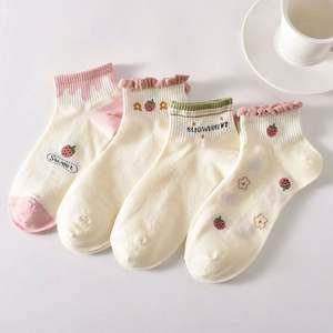 Spring Summer Thin Short Women <b>Socks</b> Comfortable Cotton Ankle <b>Socks</b> for Woman - Product Image 2