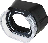Cache-phare de projecteur LED I7-U 3 pouces 5D Crystal RGB Angel Eye avec décoration de feux de jour et clignotants pour éclairage automobile