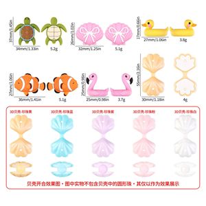 3D silicone beads - DIY <b>bracelet</b> necklace loose beads jewelry accessories Sea turtle clownfish bead <b>stringing</b> beads wholesale - Product Image 3