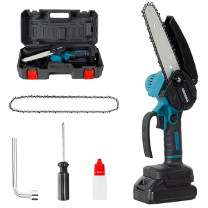 Sierra de cadena con batería para cortar madera, Exportación a Rusia y <span class=keywords><strong>España</strong></span>, sierra de cadena para tala forestal, corte de madera - Product Image 1