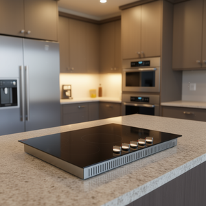 Placa de Inducción Vevor de 9200W con 4 Quemadores, Superficie de Cerámica, Control por Perillas, Horno de Encimera - Product Image 2