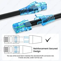 Protège-câbles réseau JEYI RJ45 en matériau PC ultra-flexible et robuste, couleurs assorties, pour connecteurs CAT6/CAT6E/CAT5/CAT5E