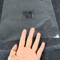 Sacs OPP imprimés de qualité alimentaire, feuilles et rouleaux pour l'emballage des vêtements, surface respirante, impression flexo