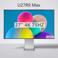 Moniteur LED IPS 27 pouces 3840x2160 75Hz 450 nit pour le jeu et l'usage professionnel avec HDR et anti-lumière bleue