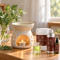 Minyak Esensial Daun Mugwort Alami Murni 100% Berkualitas Tinggi, Distilasi Uap, untuk Aromaterapi dan Dupa