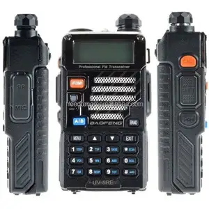 Baofeng Uv5rE Handy Interphone Dual Band, Walkie Talkie nirkabel komunikasi Uv-5rE Radio dua arah Vhf/Uhf Asirmato asli