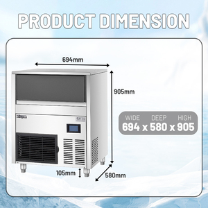 Máquina Comercial para Hacer Hielo Rápido con Funciones de Protección - Product Image 3