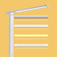 Lampe de table LED avec support pour téléphone, 3 températures de couleur, gradation tactile, lumière de table, base de charge sans fil