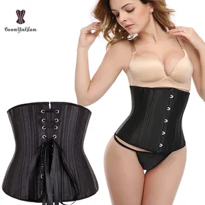 Top Selling 26 Robs Waist Training Corsets XXS Busk Clips Steel Boned Under Bust Corset With Pita