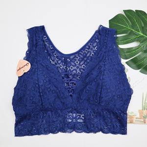 منفذ المصنع مخصص العلامة التجارية الجديدة أزياء الصيف المرأة مثير الدبابات سترة قمم السيدات الدانتيل الملابس الداخلية - Product Image 4