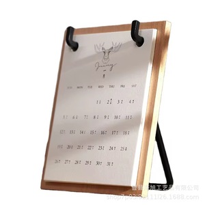 Soporte para Calendario de Madera Maciza, Estilo Nórdico, Diseño Minimalista, 2025, Organizador de Papelería - Product Image 5