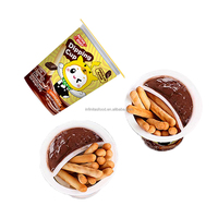 Bâtonnets de biscuits croustillants au chocolat, fourrés au sucre, emballage personnalisé en boîte