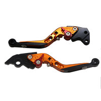 Levier d'embrayage et de frein pliable réglable pour moto Levier d'embrayage de frein télescopique pliable pour pièces de rechange