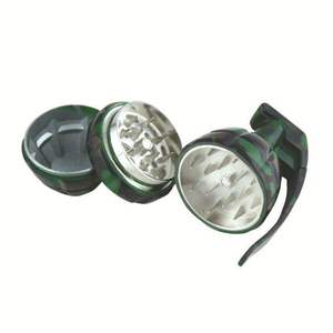 Venta al por mayor 55MM Metal Smoke Grinder <span class=keywords><strong>Granada</strong></span> 4 piezas Display Packing Shape Smoking Shop Accesorios - Product Image 3