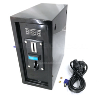 Boîtier de minuterie à monnayeur SQ JY-10A avec compteur, accepteur de monnaies multiples 6 types, 110/220V pour machine à laver